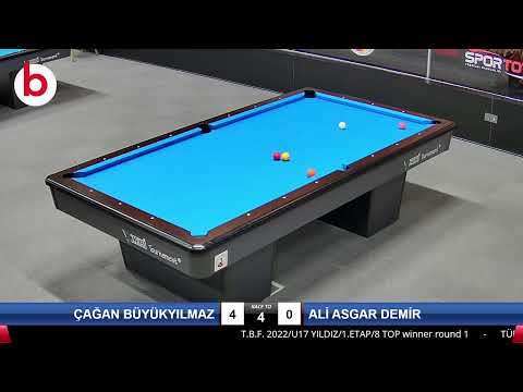 ÇAĞAN BÜYÜKYILMAZ & ALİ ASGAR DEMİR Bilardo Maçı - 