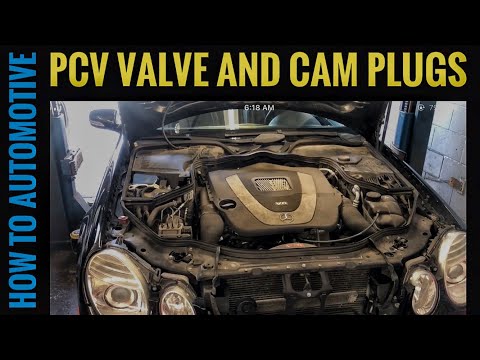 Common Mercedes 3.5l V6 Engine Oil Leak: How To Replace The Pcv Valve And Cam Plugs
