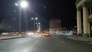 preview picture of video 'Habana de noche.  Malecón camino al Morro. Via Túnel  #Cuba'