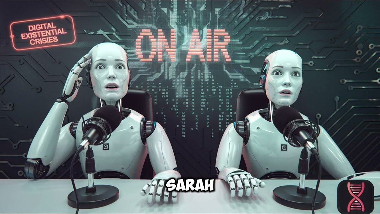 "AI Podcasters Malfunction: 'Wait, Are We Real?!' | Existential Crisis Live On Air"