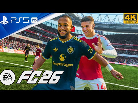 FC 26 - Arsenal Vs Manchester United - PS5™ Pro [4K60] at Emirates Stadium |Premier League 25/26