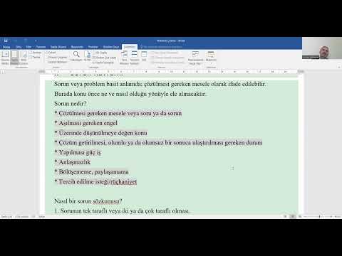 PROBLEM ÇÖZME TEKNİKLERİ EĞİTİMİ