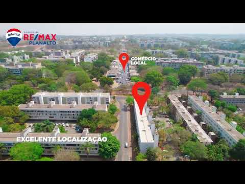 REMAX PLANALTO VENDE,  APARTAMENTO de 2 Quartos, Desocupado na SQS 415 Sul.