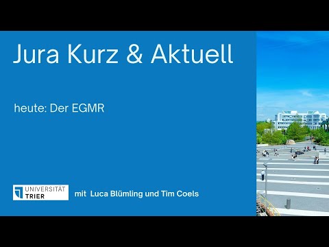 Jura Kurz & Knapp Der EGMR