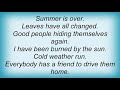 Seven Mary Three - Summer Is Over Lyrics