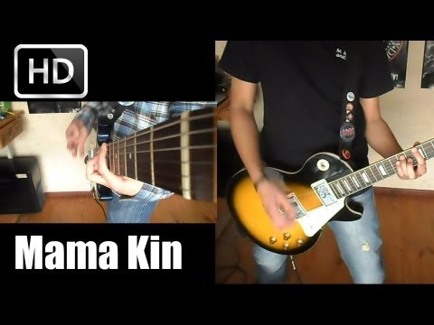 Aerosmith Mama Kin guitar cover with solo (+ Lyrics) HD