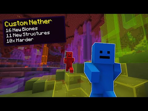 KIER and DEV - Minecraft Manhunt, But The Nether Is Custom...