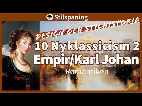 Empir/Karl Johan Style - crash course in style and design history - part 10