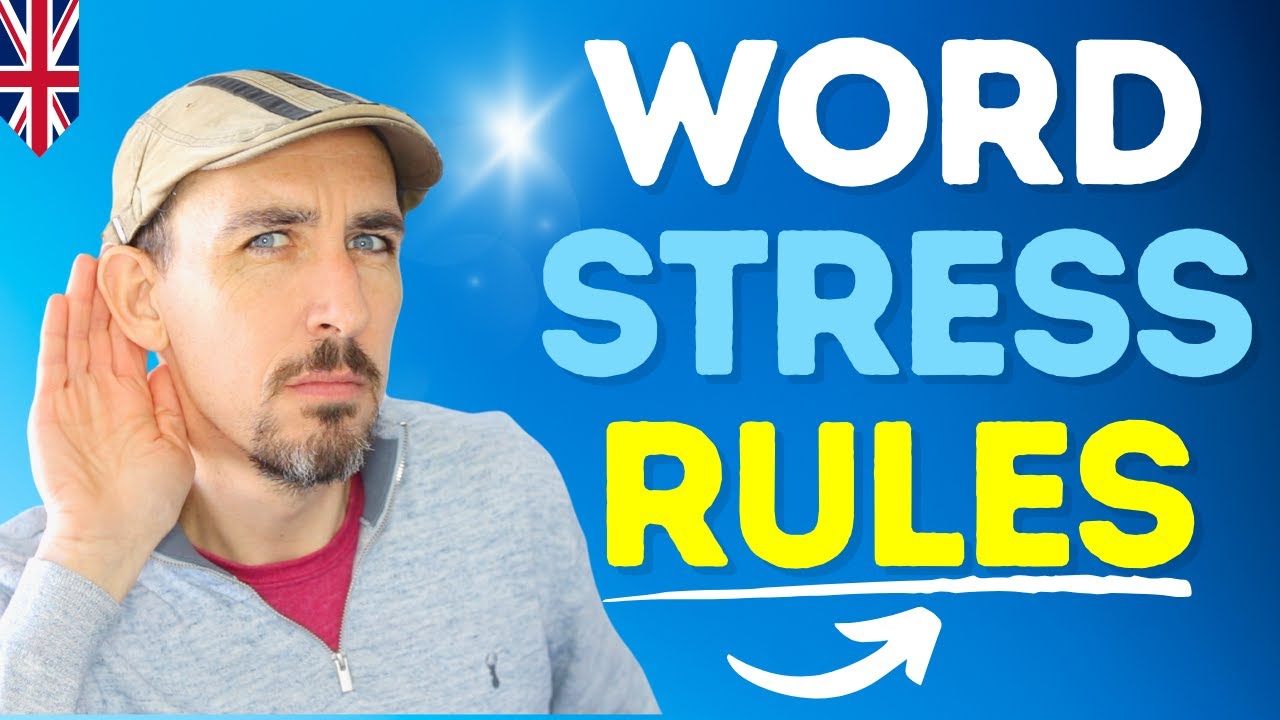 🔥 8 Easy WORD STRESS Rules to Speak English Clearly (Powerful!)