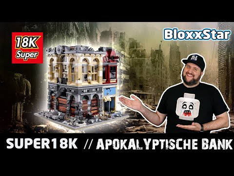SUPER18K 🧟K126 🏚️ APOCALYPTIC BANK 🏦 BRICK BANK |▶️| Unboxing, Build, History, Review 📽️ 4K 💬 Subs