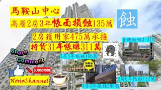【二手樓市】【蝕讓連連】馬鞍山中心2房三年帳蝕135萬；屋苑2房業主31年持貨，帳賺311萬；區內多個屋苑錄得蝕讓成交，有屋苑蝕幅逾三成，您點睇？