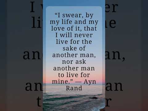 Ayn Rand Quotes: A Look at Her Ideas #youtubeshorts   #motivation  #quotes #business_quotes