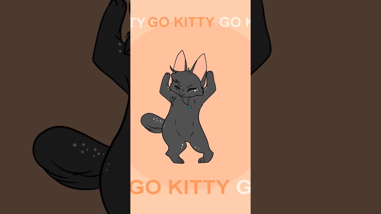 GO KITTY GO #animation #art #short  collab with @hakkimanimation9490