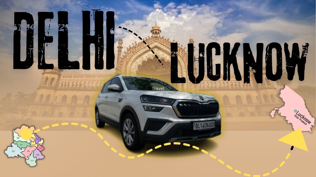 My First Long Drive Experience | Skoda Kushaq Delhi to Lucknow Road Trip Review!