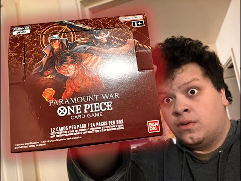 PARAMOUNT WAR! One Piece OP-02 Box Opening!