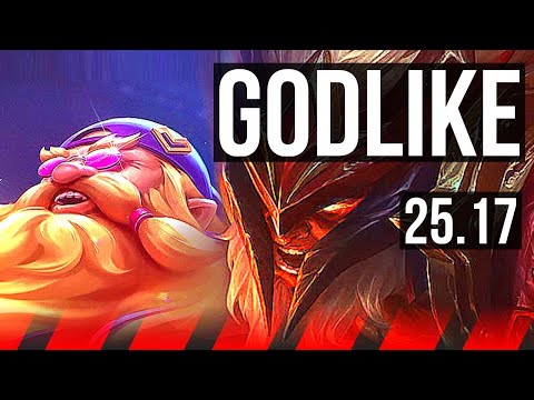 GRAGAS vs OLAF (TOP) | 54k DMG, Godlike | EUW Diamond | 25.17