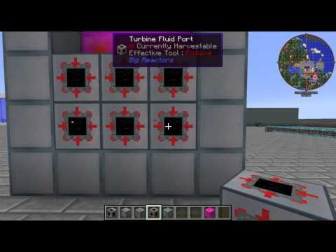 NEW Minecraft Forge Big Reactors Steam Turbine Tutorial