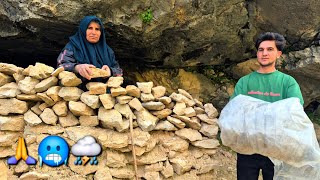 Download lagu A Young Man Helping a Homeless Grandmother Reach Shelter mp3