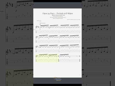 Opus 59 Part 1 - Prelude In F Major - Matteo Carcassi