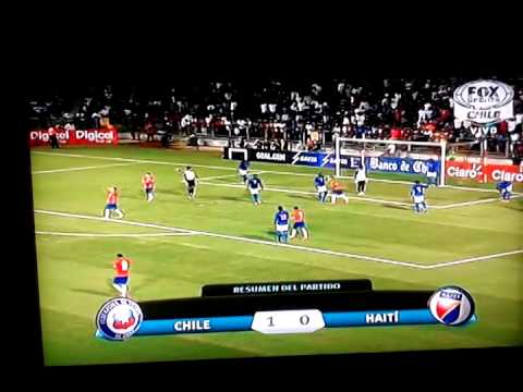 Haití v/s Chile Gol de Juan Delgado