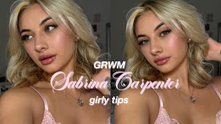 ⭐️GRWM || Sabrina Carpenter look + things every girly girl needs! 🎀🪩