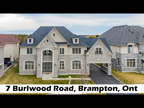 7 Burlwood Road Brampton, Ont - Luxury Detached Home For Sale