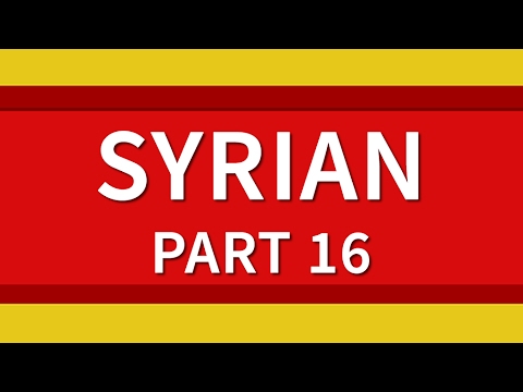Learn Syrian Arabic 500 Phrases for Beginners Lesson 16 - Jobs / Occupations