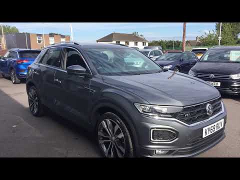 KY69RUV T-ROC 2017 2.0 TDI R-Line 150PS DSG @ Wrexham Volkswagen