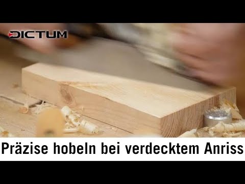 Präzise hobeln ohne sichtbaren Anriss - exakt von Hand fasen und auf Dicke hobeln