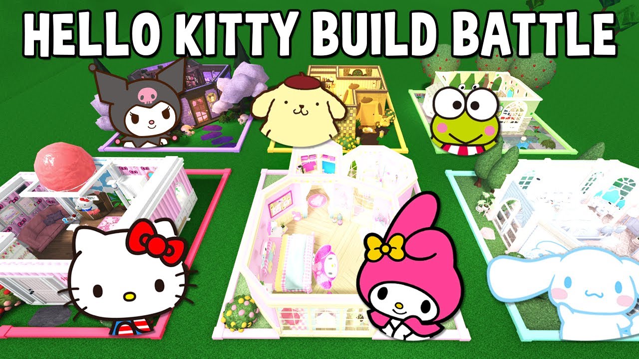 MEGA Hello Kitty Bedroom Build-Off CHALLENGE!