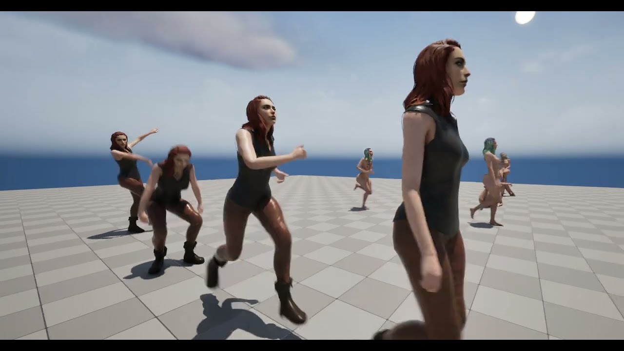 Personagem 3D - Garota Nua Modelo 3D