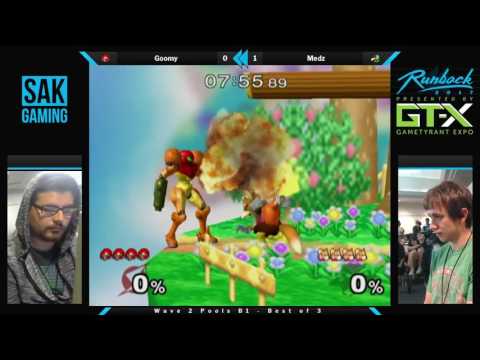 Runback 2017 Pools - Goomy (Samus) vs Medz (Falco/Fox)