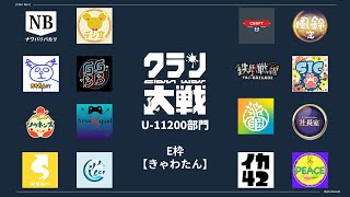 【 E 枠】クラン大戦 U-11200部門【きゃわたん】#スプラトゥーン3