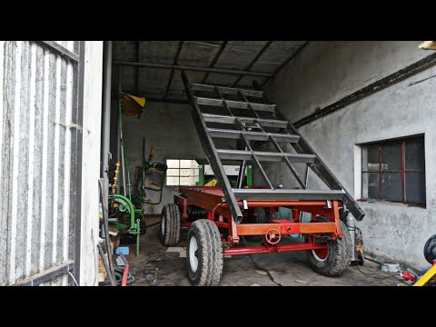 ||6# Remont przyczepy D-47||Pierwsze testy wywrotu ||Rama górna skończona||Case96