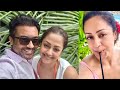 Suriya Jyothika Latest Cute Pics Vacation Seychelles Suriya Jyothika