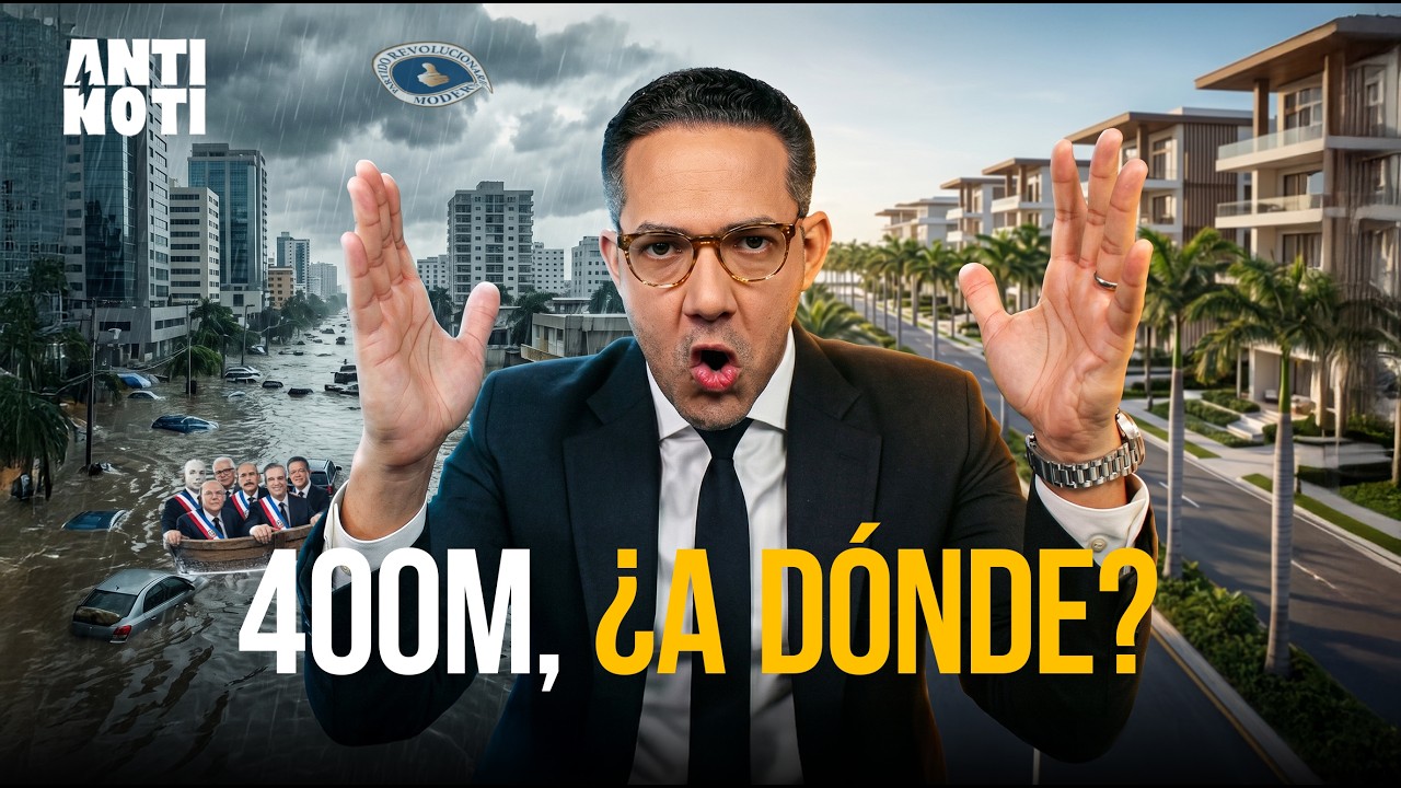 ABINADER PIDE US$400 MILLONES PARA AGUA MIENTRAS SANTO DOMINGO SE INUNDA CON DOS GOTAS | El AntiNoti