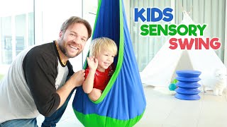 HARKLA Hanging Sensory Swing for Kids