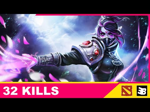 DOTA 2 TEMPLAR ASSASSIN - 32 Kills / Mid Lane / Rank Legend