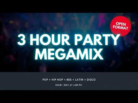 3+ HOUR NO-SKIP PARTY MEGAMIX 🔥 Nu-Disco → Hip Hop → 80s → Latin | Open Format DJ Set