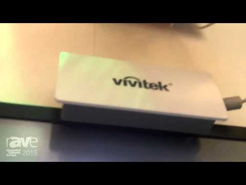 ISE 2015: Vivitek Introduces DH758USTiR 1080p UST Finger-Touch Projector