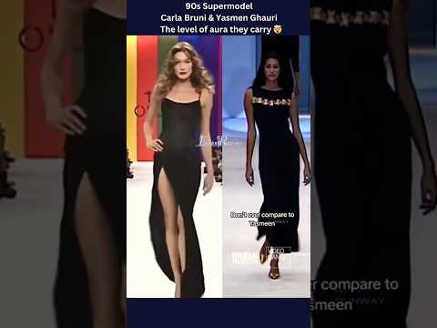 The level of Aura🤯#yasmeenghauri  #carlabruni #yasmeen #90s #supermodel #yasmin #shorts