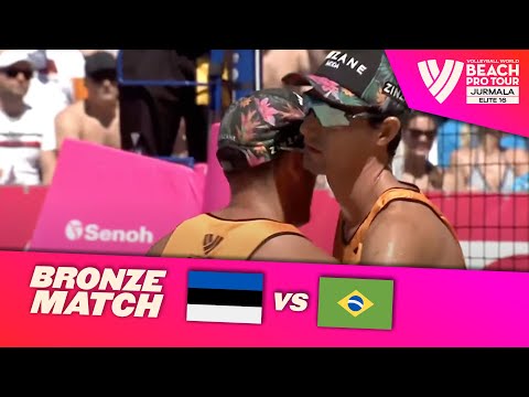 Nõlvak/Tiisaar vs. Andre/George - Bronze Highlights Jurmala 2022 #BeachProTour