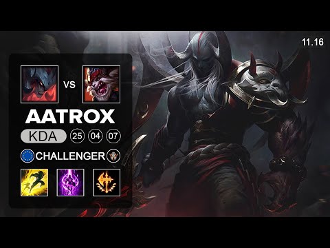 Aatrox Top vs Kled - EUW Challenger Patch 11.16