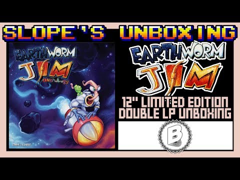 Earthworm Jim Anthology 12" Limited Edition Double LP Unboxing BlackScreen Records - SGR