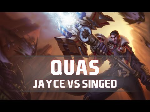 Quas as Jayce vs Singed - S8 TOP Ranked Gameplay