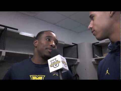 Juan Anderson's Post-Game Interviews After Marquette's Win Over Miami