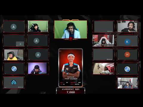 NGX Vasiyo in auction of Hell Raiser Tournament Season 2|Day1 (best IGL of India?)