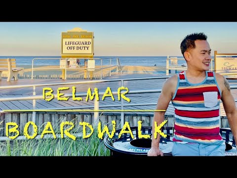 BELMAR BOARDWALK IN NEW JERSEY