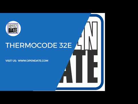 Open Date Thermocode 32E