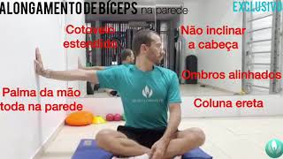 Exercícios de alongamento: membros superiores